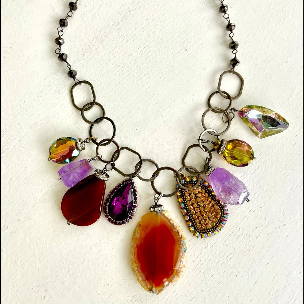 Gemstone necklace